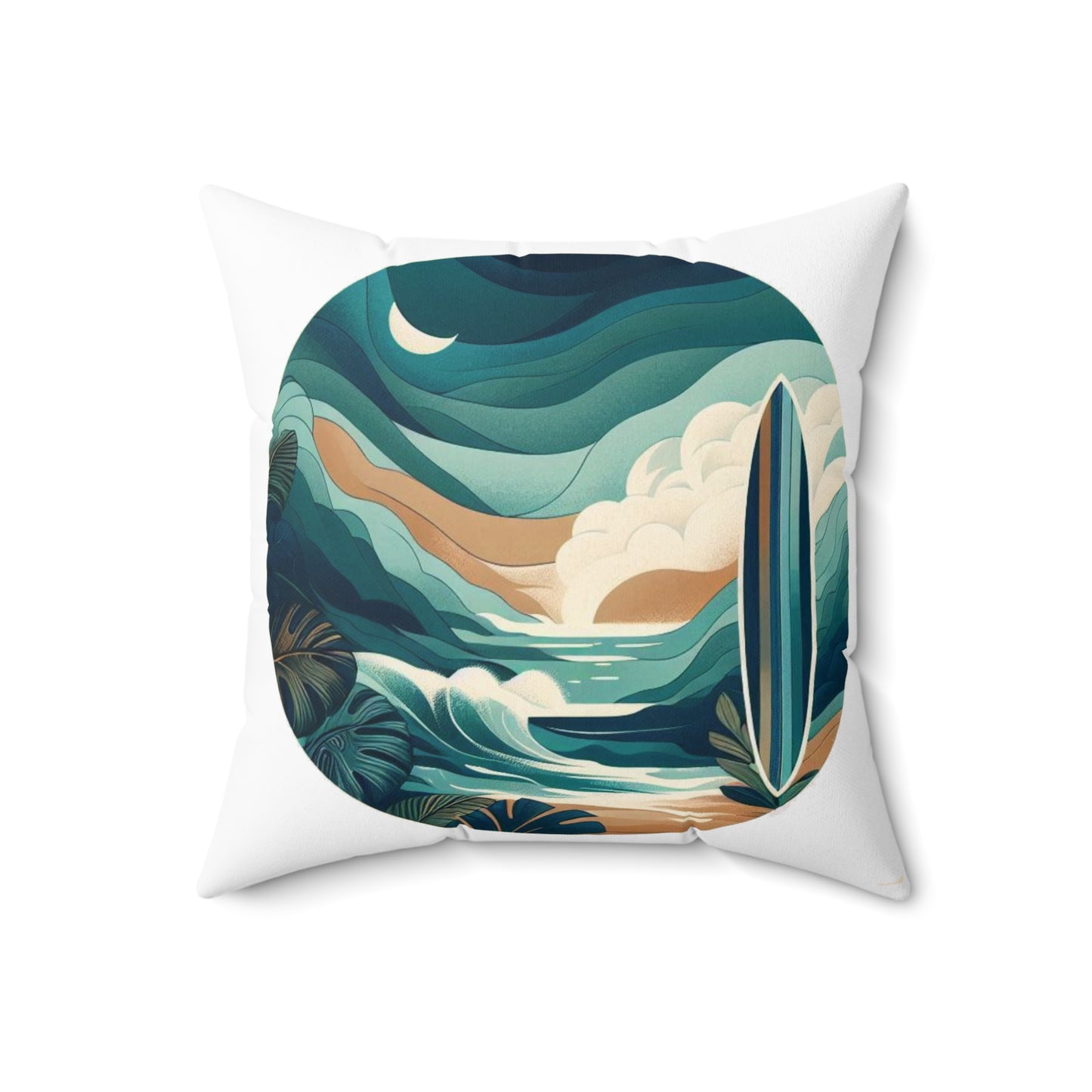 Spun Polyester Square Pillow