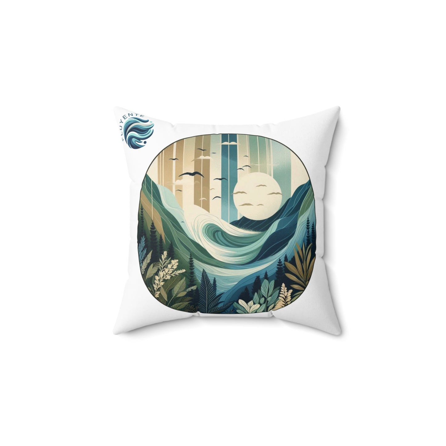 Spun Polyester Square Pillow