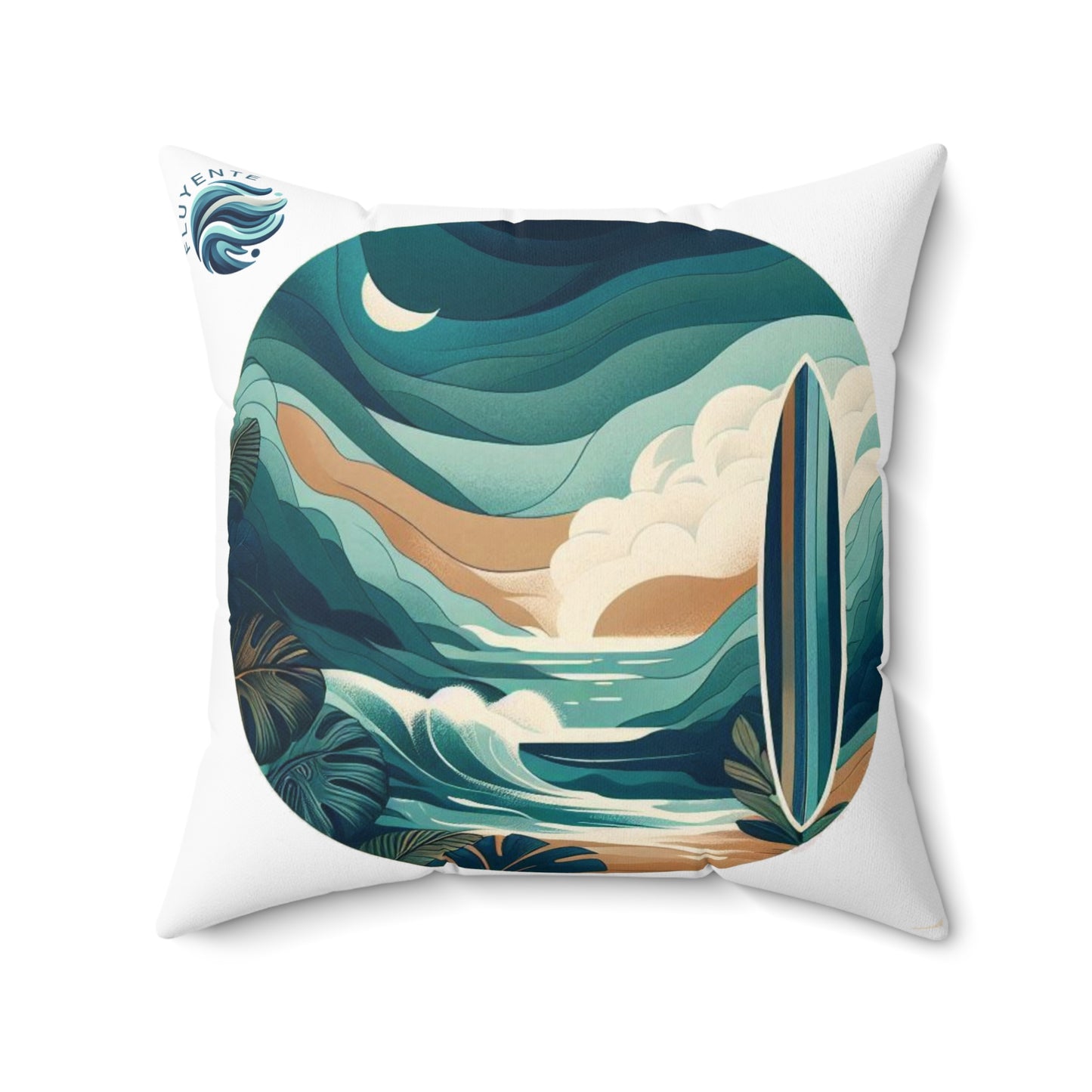 Spun Polyester Square Pillow