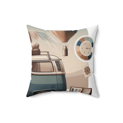 Spun Polyester Square Pillow