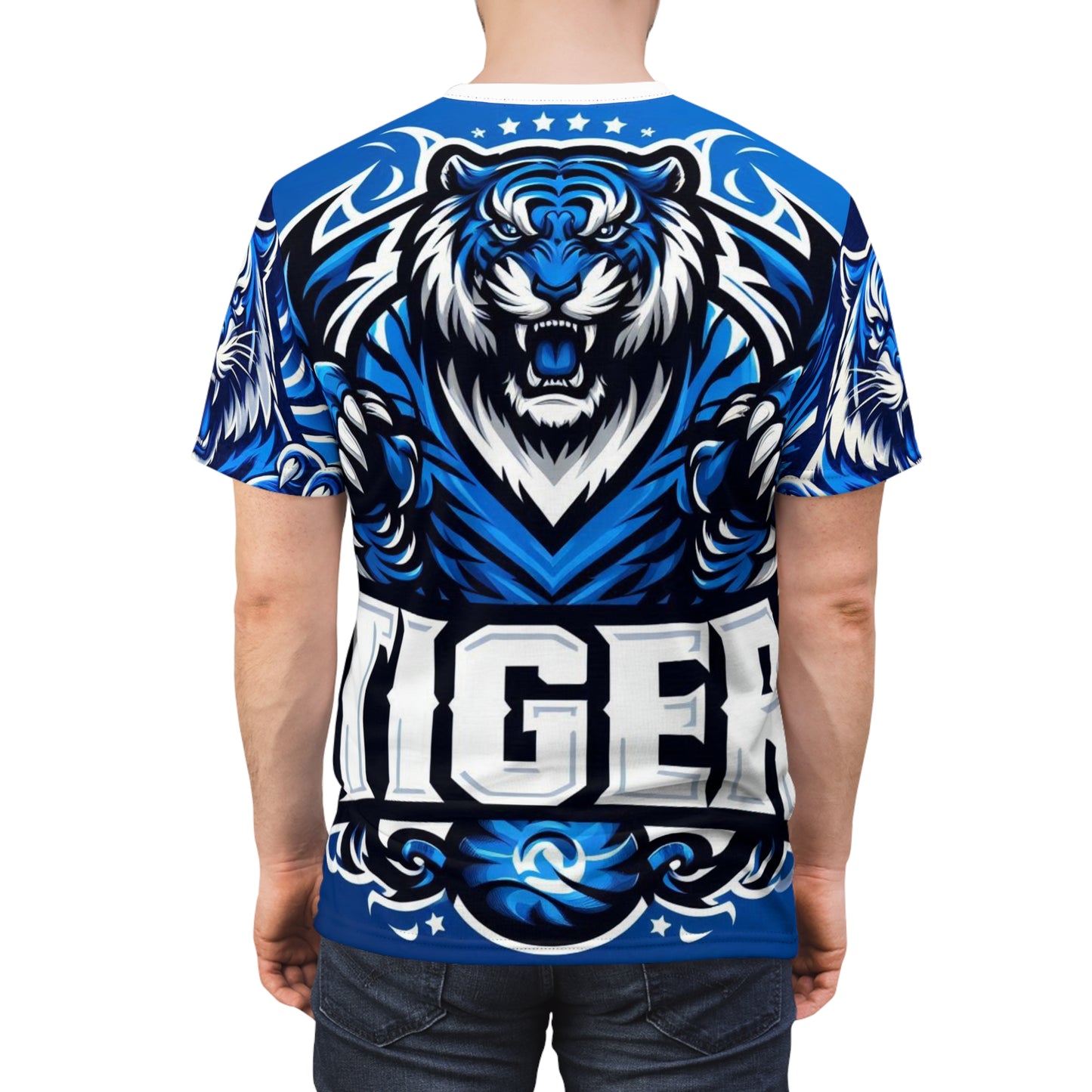 Tigres del Licey - Unisex Cut & Sew Tee (AOP)