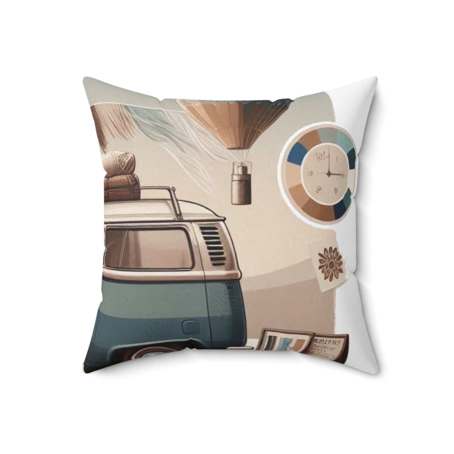 Spun Polyester Square Pillow