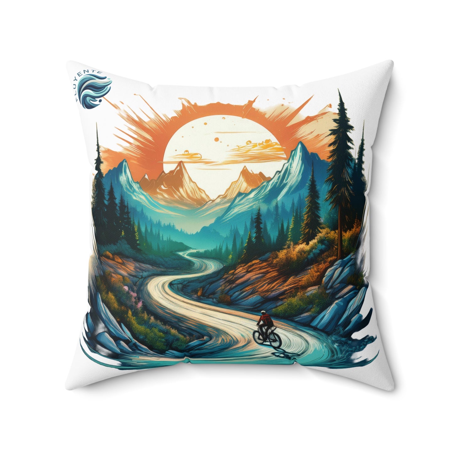 Spun Polyester Square Pillow