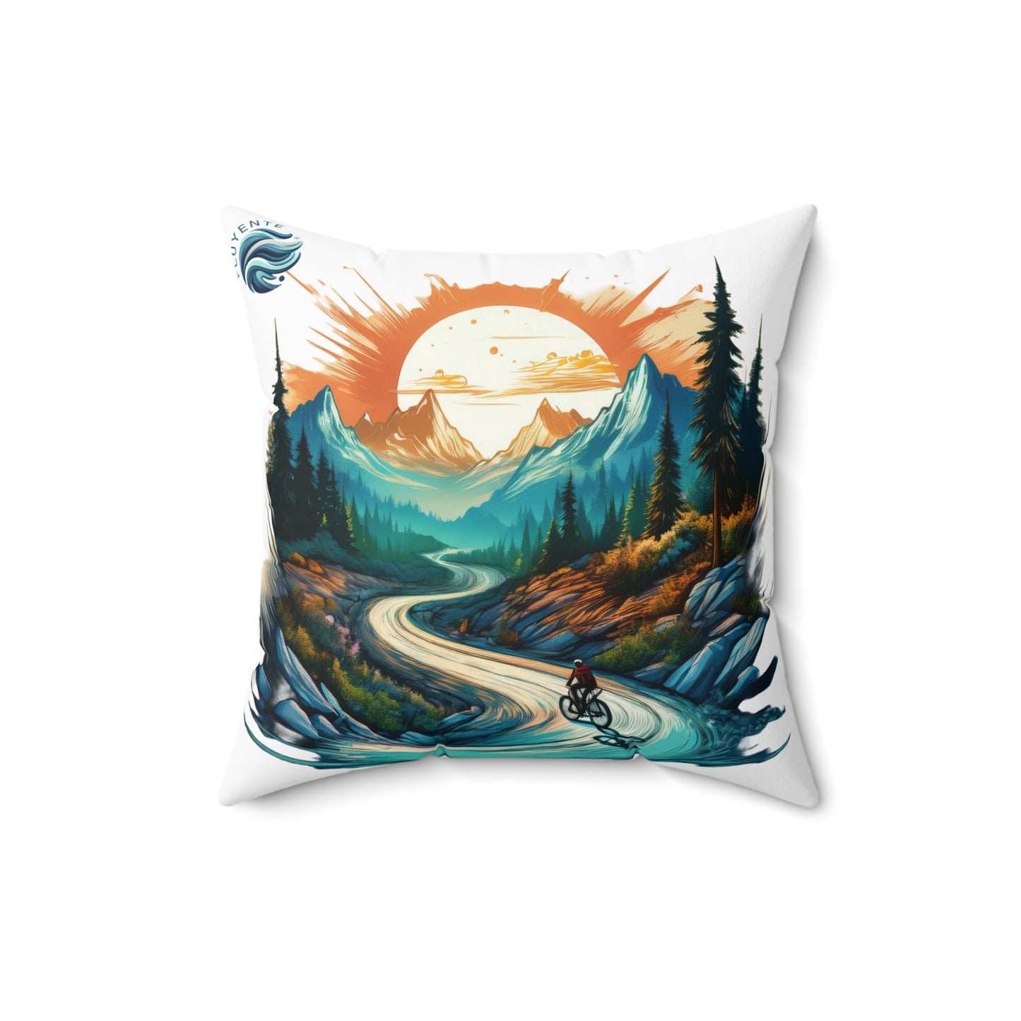 Spun Polyester Square Pillow