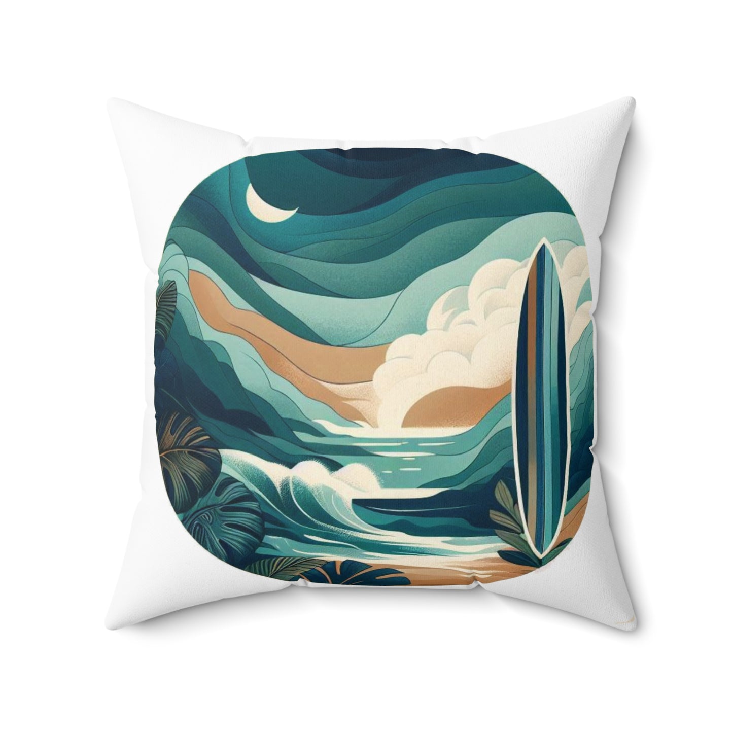 Spun Polyester Square Pillow