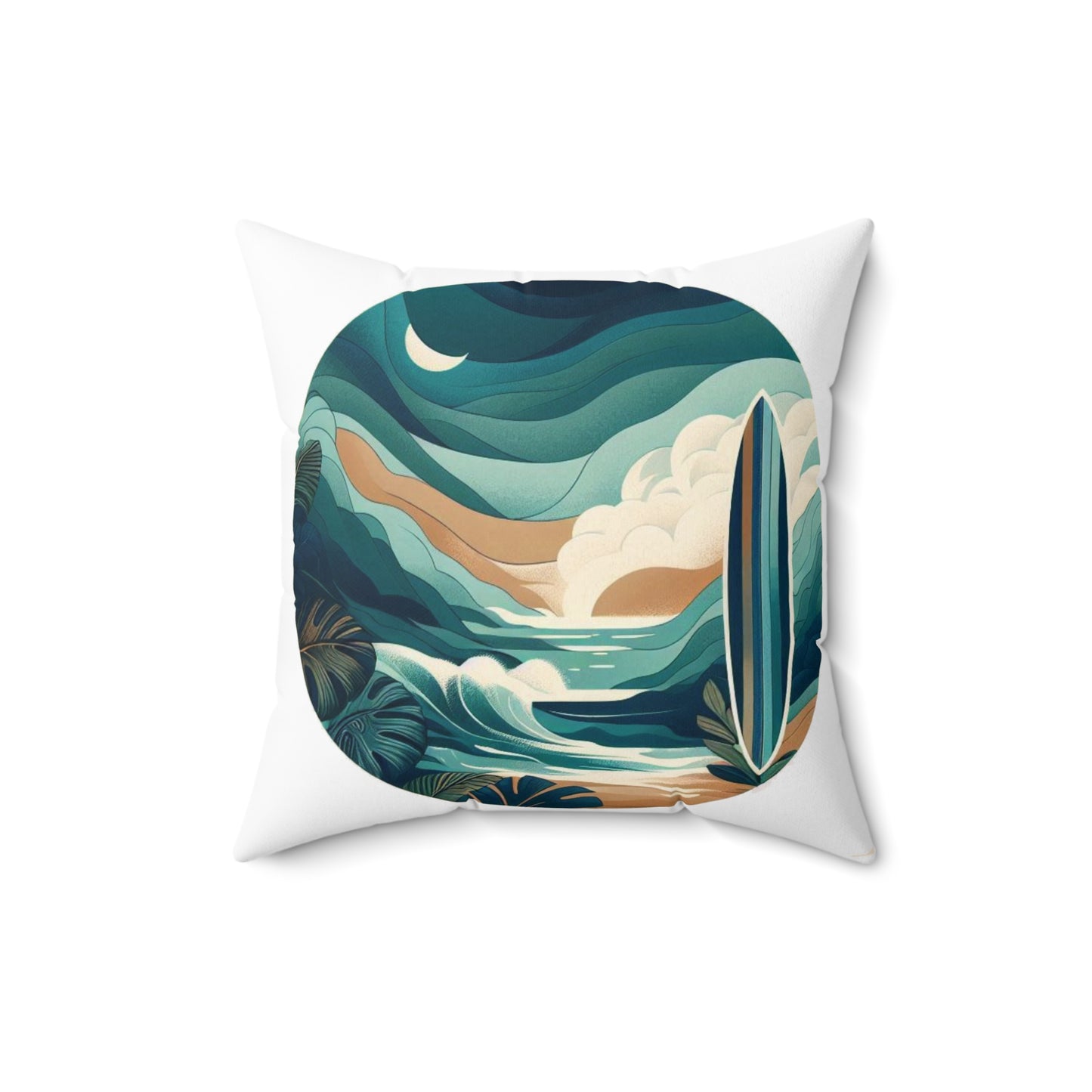 Spun Polyester Square Pillow