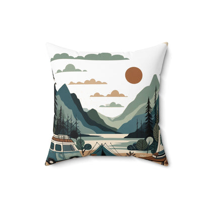 Spun Polyester Square Pillow