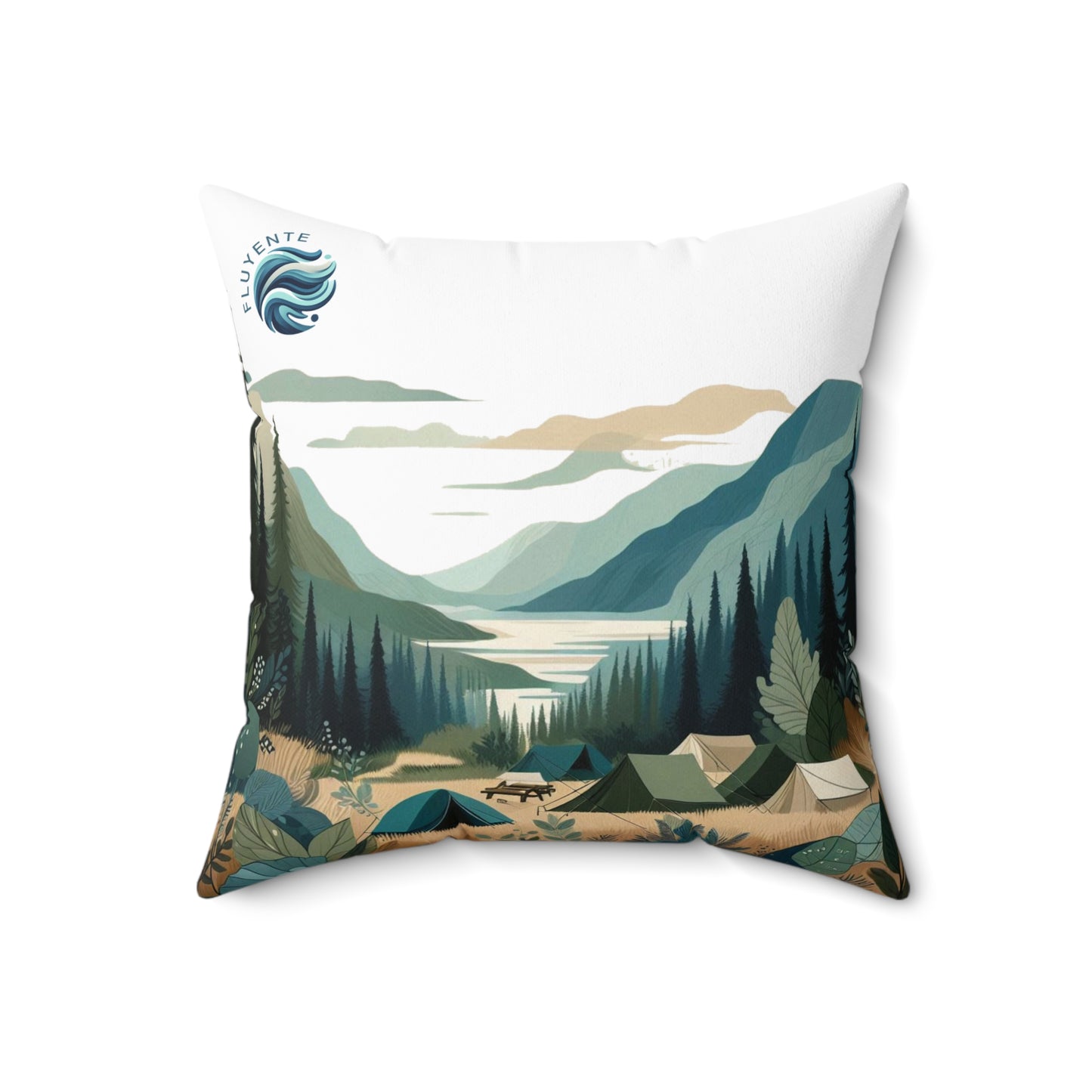 Spun Polyester Square Pillow